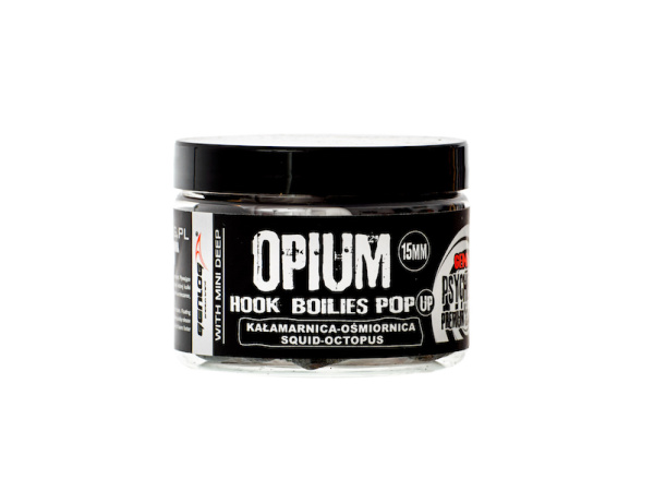 GENLOG OPIUM HOOK BOILIES Pop Up 15mm, 150ml