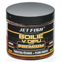 JET FISH - Boilie v dipu PREMIUM CLASSIC 20mm 200ml - Švestka/česnek