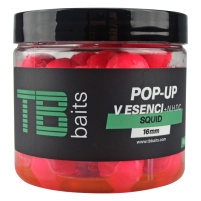 TB baits - Dipované Pop Up 16mm 65g - squid + NHDC