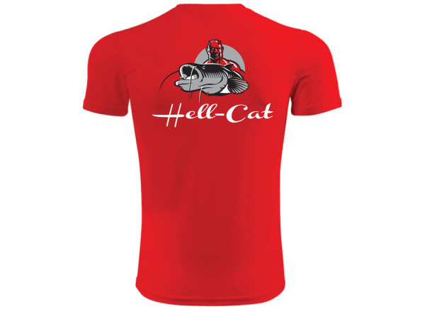 Hell-Cat - Tričko Červené Profi