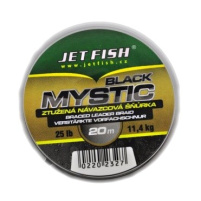 JET FISH - Návazcová šňůra Black Mystic 25lb - 20m