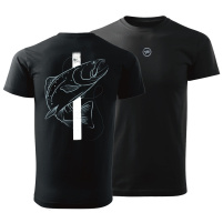 Giants fishing Tričko pánské černé Pstruh|vel. 2XL