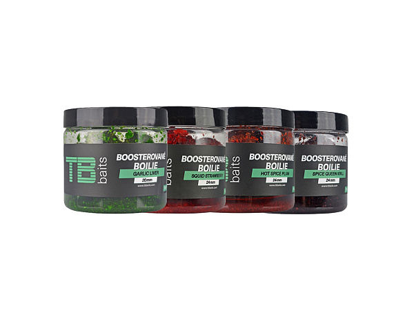 TB baits - Boosterované boilie 120g / 20mm - garlic liver Výprodej