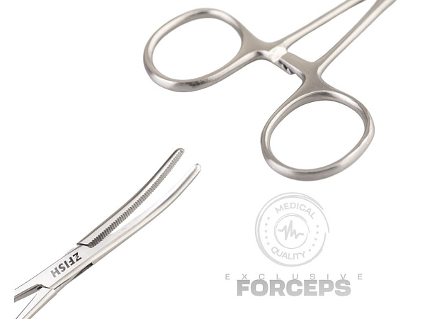 ZFISH Pean Zahnutý Premium Quality