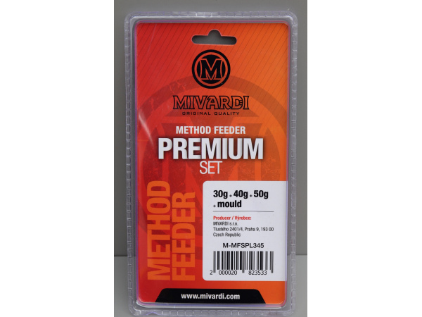 Mivardi Method Feeder set Premium L (30g + 40g + 50g + formička)