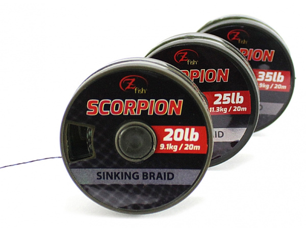 Zfish - Šňůrka Scorpion Sinking Braid 20m 
