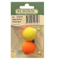 Bubeník - Číhátko před špičku 30mm, 2ks barva žlutá,červená