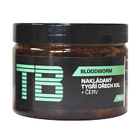 TB Baits - Nakládaný Tygří Ořech XXL + Červ 150 ml - Bloodworm
