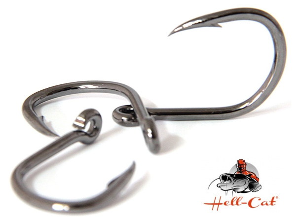 Hell-Cat - Jednoháčky s očkem Live Bait 4X Strong vel : 6/0 - 3ks