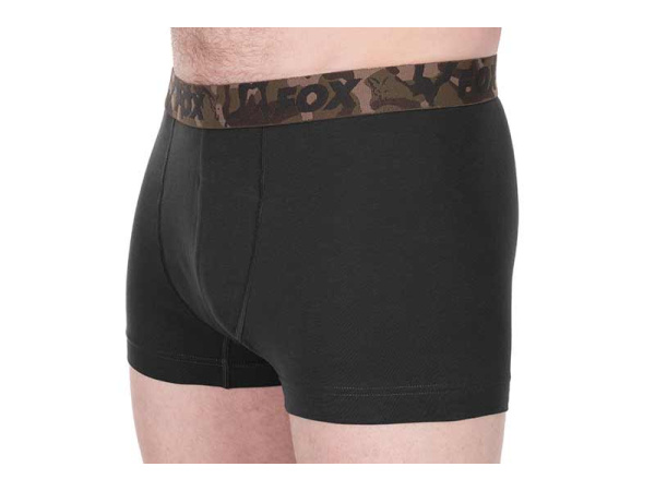 Fox Boxer Shorts - Khaki/Black