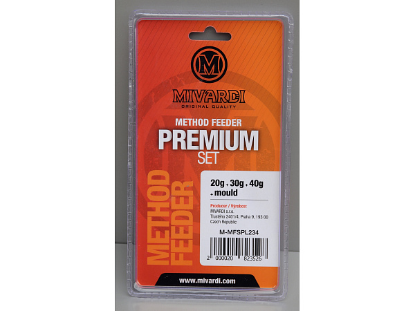 Mivardi Method Feeder set Premium L (20g + 30g + 40g + formička)