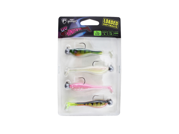 FOX - Sada gumových nástrah s jiggem (10g, 3/0) Zander pro UV 10cm