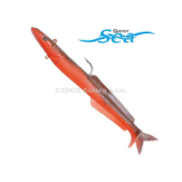 Quantum - Nástraha ryba Tobizer 12g 10cm červená jig + 2x ryba - VÝPRODEJ!
