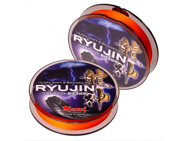 Momoi - Šňůra Ryujin 0,14mm / 11kg / 150m - Oranžová