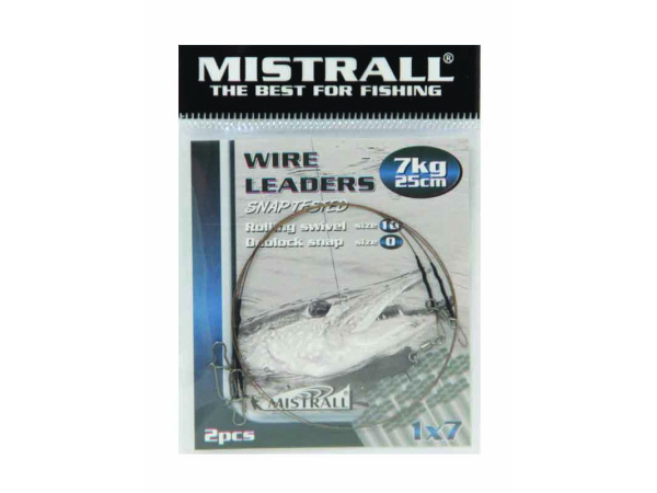 MISTRALL- Lanko WIRE LEADERS 1x7 25cm