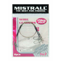 MISTRALL- Lanko WIRE LEADERS 1x7 20cm 15kg 