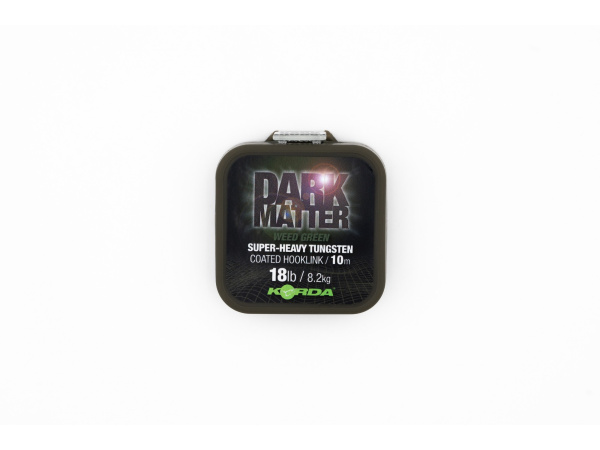 KORDA Návazcová Šňůrka Dark Matter Tungsten Coated Braid Weed Green 10 m 25lb