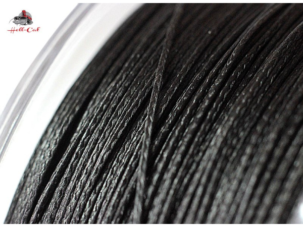 Hell-Cat Splétaná šňůra Round Braid Power Black - Návin