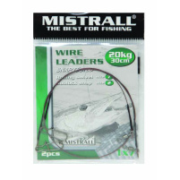 MISTRALL- Lanko WIRE LEADERS 1x7 30cm 20kg