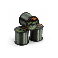 FOX - Vlasec Carp Mono Low Vis Green, 0,33mm / 6,80kg / 1000m