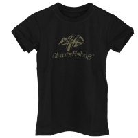 Giants fishing Tričko dětské černé maskáčové logo |vel. 128-134