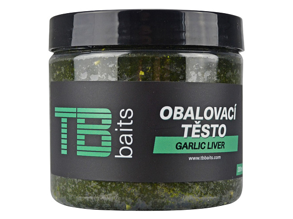 TB baits - Obalovací pasta 200ml - garlic liver Výprodej