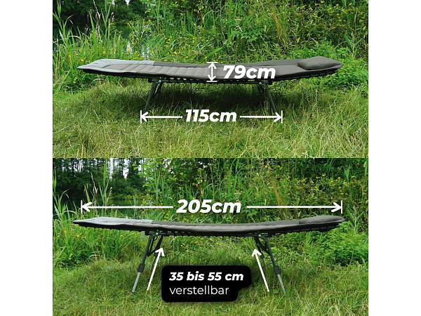 Strategy - Lehátko High Flat Bedchair