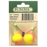 Bubeník - Číhátko před špičku 26mm, 2ks barva žlutá,červená Výprodej