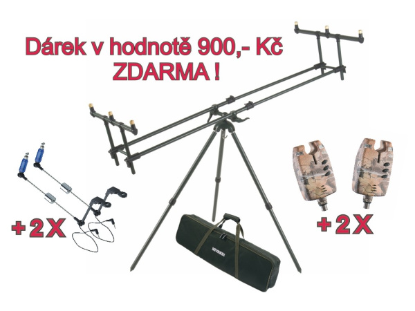 MIVARDI - Stojan Tripod premium + ZDARMA 2x hlásič + 2x swingarm easy