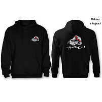 Mikina Hell-Cat klokánek s kapucí černá|2XL
