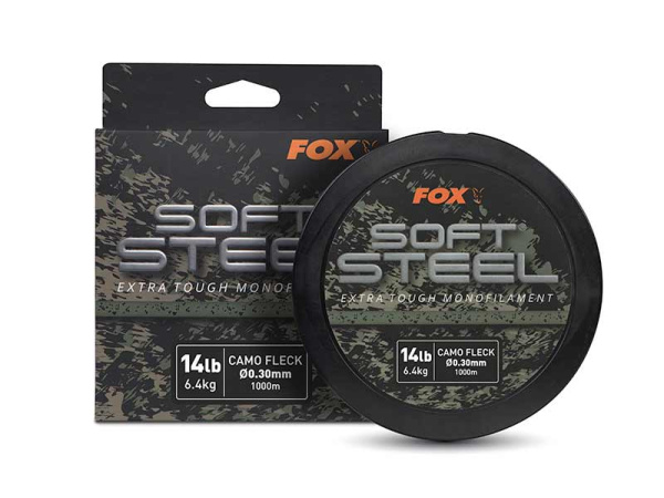 Fox šokový vlasec Soft Steel Fleck Camo Mono