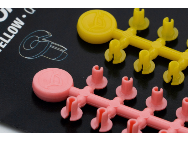 KORDA Zarážky Na Nástrahu Floss Caps Clear Čiré 20 ks