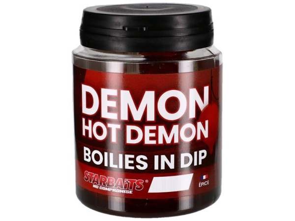 Starbaits - Boilies v dipu Hot Demon, 150g