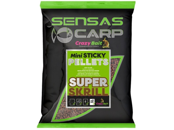Sensas - Pelety mini Sticky 2mm, 700g 