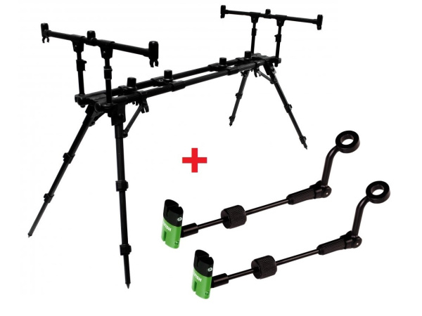 Zfish Stojan Rod Pod Construct 3 Rods + 2x indicator zfx mini zdarma