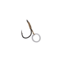 KORUM - Háček s Gumičkou Banded Hook Hairs Barbed - Vel. 10, 5ks