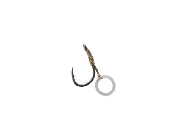 KORUM - Háček s Gumičkou Banded Hook Hairs Barbed - Vel. 10, 5ks