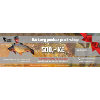 Dárkový poukaz E-shop 500Kč