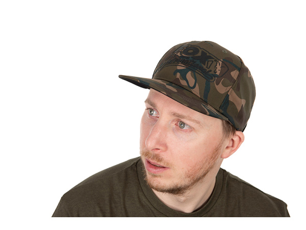 Fox Camo Flat Peak Snapback Cap