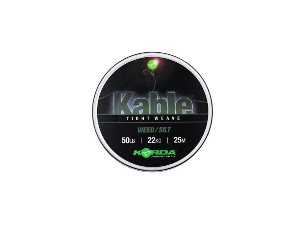 KORDA Olověná Šňůrka Kable Tight Weave 7 m Camo