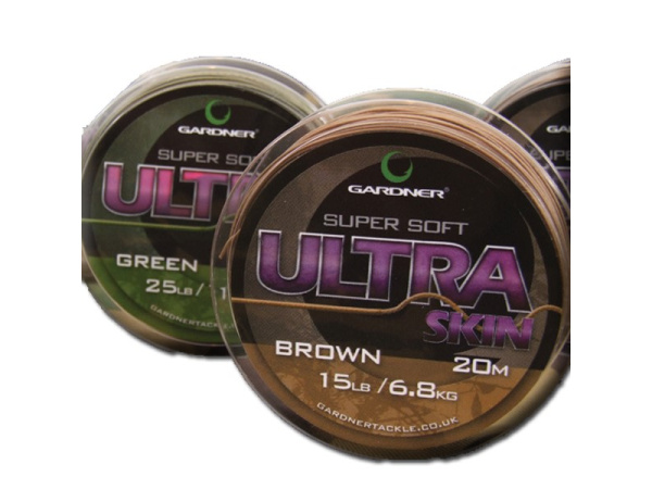 Gardner Splétaná šňůra Ultra Skin - hnědá