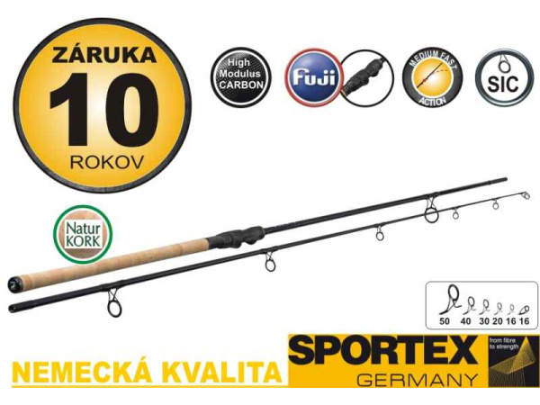 Sportex - Prut Purista stalker Carp 11ft (3,37m) 2,75lb 2-Díl 