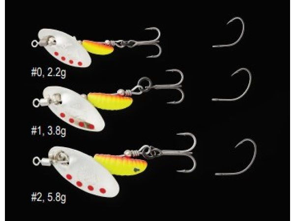 SAVAGE GEAR - Třpytka Grub Spinner - Black Red Black