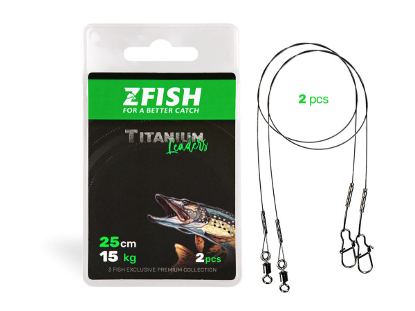 ZFISH - Lanko Titanium Leader - 2ks