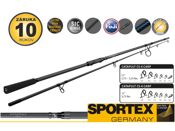 SPORTEX - Prut Catapult CS-4 12ft (3,66m), 3,25 lb, 2D