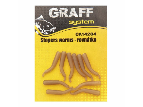 GRAFF - Stopers worm, rovnátko hnědá, 10ks