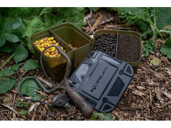 KORUM - Miska Divided Bait Tub, 1,13 l (2 pt)
