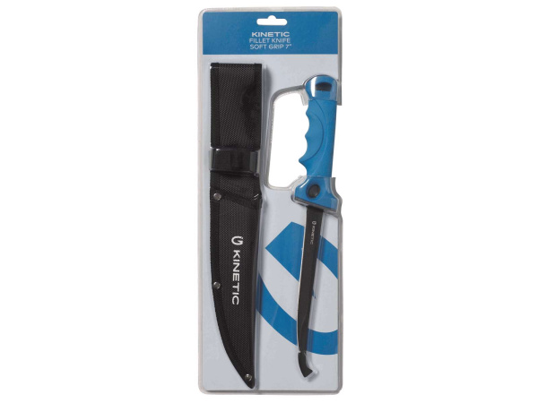 Kinetic - Nůž Fillet knife soft grip 7´´blue/black