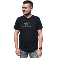 Giants fishing Tričko pánské černé Camo Logo |vel. 3XL