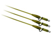 EXC Extra Heavy Lead Clips with Camo Tubing